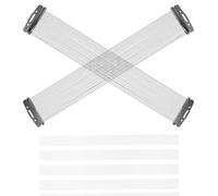 GLEAVI 1ensemble Accessoire de Caisse Claire Blanc Set Sangles et Fils à Ressort pour Tambour Précis de Tension pour Percussion et Batterie Jazz Compatible Pratique et Scène