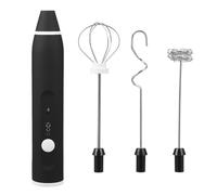 GLEAVI 1ensemble Batteur à Main Électrique Multifonctionnel USB Acier Inoxydable Mixeur Portable Léger pour Mousse de Lait à Grande Vitesse Outil de Mélange Rapide et Facile à Nettoyer