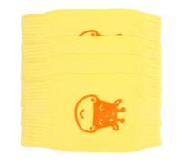 GLEAVI 2 Paires Chaussettes de Danse en Coton pour Chaussures de Danse | Ajustement Près du Pied, Antidérapantes, Garde les Chaussures Propres, Limite les Frottements, Jaune