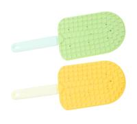 GLEAVI 2 Pièces Brosse pour Chats Peigne pour Chat à Double Face Enlève les Poils Morts Masse Lavable Pp pour Toilettage et Mue et Chiens