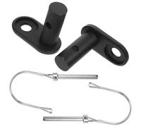 GLEAVI 2 Pièces Coupleur de Remorque en Acier pour Vélo Connecteur de Remorque Stable et Robuste Adaptateur de Fixation Compatible Accessoires pour Transporter Garçon et Filles et