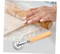 GLEAVI 2 pièces Cutter Alliage pour Pâtes et Biscuits Découpeur Lame Lisse pour Pizza Pâte Gâteaux et Pâtisserie Outil Sûr et Ergonomique pour Amateurs de Cuisine