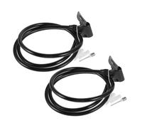 GLEAVI 2 pièces Extension de Tuyau Gonfleur Pneu Vélo Résistant au Gel pour Valves Presta et Adaptateur Rallonge Pompe à Air Polyvalente pour Ballons et Pneus Accessoire Vélo Pratique et