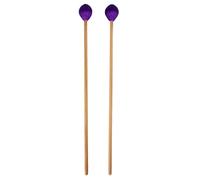 GLEAVI 2 Pièces Marteau de Marimba, Maillet de Xylophone, Noyau Nylon, Bois de Hêtre, Vert, Surface Lisse, pour Professionnels et Débutants