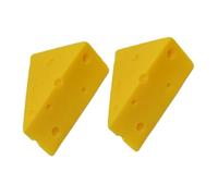 GLEAVI 2 Pièces Modèle de Fromage Factice pour Décoration de Pâtisserie Accessoire Réaliste pour Photographie et Affichage de Faux Aliments Petite