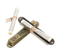 GLEAVI 2 Pièces Ornement de Mezuzah Vintage Ensemble pour Décoration de Porte Juive Religieux et Adornment Élégant pour Maison et