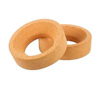 GLEAVI 2 Pièces porte-flacon support rond support d'anneau de laboratoire cors ballon flasque support de base de flacon tampon pour flacon de laboratoire Un verre Liège Tampon inférieur