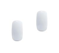 GLEAVI 2 Pièces Souris sans Fil Tactile 1200 Dpi Blanche, Ultra Fine | ABS Léger, Bouton Silencieux, Design Ergonomique, pour Voyage et Bibliothèques, 1 Pile Aaa