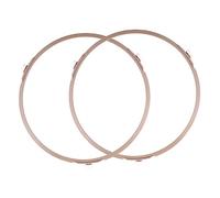 GLEAVI 2 pièces Support Tournant pour Micro Ondes avec Roulettes Anneau Plastique pour Plateau Verre Rotation et Chauffage Uniforme