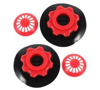 GLEAVI 2 Pièces Valve de Décharge en PVC avec Clip et Filtre en Maille pour Bateau Gonflable et Kayak, Prévention des Fuites et Surpression, pour Camping et Sports Nautiques