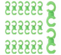 GLEAVI 20 Clips de Serrage pour Câbles de Vélo Verts Guides-Tubes pour Gaines de Frein et Dérailleur Compatibles Vélos Route et Vtt Accessoires de Fixation Polyvalents pour