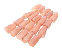 GLEAVI 20 Embouts de Doigts Artificiels Souples Faux Ongles Réalistes, Protège-Doigts Grand Format, Accessoires de Scène pour Tours de Magie, Outils de Conjuration, Lot de 20 Pièces