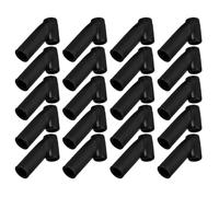 GLEAVI 20 Pièces Connecteurs de Cerf-Volant en Plastique, Accessoires pour Structure de Cerf-Volant, Noir, Légers, Assemblage Rapide sans Outil, Compatibilité, pour Bricolage et Projets