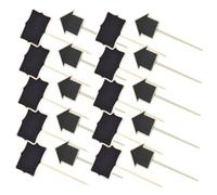 GLEAVI 20 pièces Lot de Étiquettes Jardin Multifonctions Panneaux Ardoise pour Plantes Pot Marqueurs de Classification avec Pointe Facile à Insérer Décorations et Messages Maison