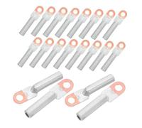 GLEAVI 20 Pièces Ring Wire Lugs Aluminum Crimp Terminals For Automotive Electrical Cable Connection Compatible With And Aluminum Wires