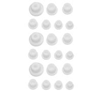 GLEAVI 21 Pièces Silicone Bouchons pour Flacons Épices Réutilisables Bouchons Arrêt pour Salière et Poivrière Cuisine Adaptés à Divers Formats de Bouteilles Matériau Silicone Sécurisé et