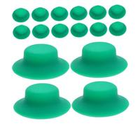 GLEAVI 24 Pièces Joints en Silicone Vert pour Bouteilles de Bière et Vin, Compact et Léger, Compatible Universellement, Joints D'étanchéité Anti-fuite pour Usage Domestique