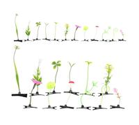 GLEAVI 24pièces Barrettes Cheveux Plantes Artificielles Fleurs Germes Haricots Champignons