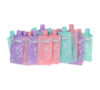 GLEAVI 24pièces Contenant De Lotion De Voyage De Trousse De Toilette Plate Et Transparente Sac Compressible pour Femme Et Corps Articles De Toilette Contenants Plastique