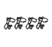 GLEAVI 2paires Pédales Vélo avec Clips et Sangles Ajustables Accessoires Pratiques pour Cyclisme Compatible VTT et Vélo de Route
