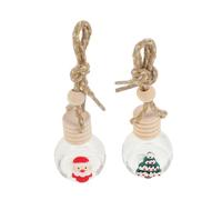 GLEAVI 2Pcs Voiture Parfum Pendentif Diffuseur Parfum De Voiture Suspendus Bouteilles Bouteille D'Huile Essentielle Mignon Désodorisant pour Voiture Suspendus Arôme Bouteille Suspendre