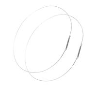GLEAVI 2pièce Pince à Ressort Pour Joint De Porte De Laveuse De Acier Inoxydable Compatible Avec Machines à Laver à Chargement Frontal De Évite Les Fuites Et Installation