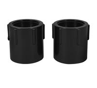 GLEAVI 2pièces Connecteur Pvc à Filetage Intérieur Pouce Raccords Durables pour Tuyaux Eau et Plomberie Résidentielle Adapté aux Eaux Corrosives et Industrielles
