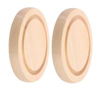 GLEAVI 2pièces Plateau à Fleurs Base pour Verre Support De pour Plantes Et Fleurs Séchées Décoration Étagère De Bureau à