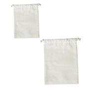 GLEAVI 2pièces Pochette De Rangement à Cordon Lot de Pochettes pour Farine Riz Rangement Ménager Réutilisable