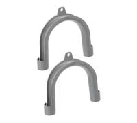 GLEAVI 2pièces Support u Pour Tuyau De Vidange De Machine à Laver Crochet De Guidage Collier De Serrage Pour Tuyau De Vidange Kit De Support Pour De Lave-linge