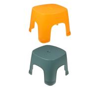 GLEAVI 2pièces Tabouret De Salle De Bain Plastique Repose Antidérapant pour Adultes Marche Pied Pratique pour Et