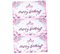 GLEAVI 3 Pièces Bannière Arrière Plan Licorne pour Anniversaire Décoration Photo Festive pour Garçon Fille Accessoire de Anniversaire