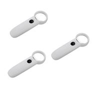 GLEAVI 3 Pièces Bijoux LED Bijoux Loupes Carte Lecture Verre 15X Bijoux LED Lumineux Blanc De Poche