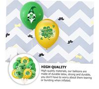 GLEAVI 30 pièces Ballons Latex pour Fête Saint Patrick de Ballons Décoratifs Joyeux et Résistants pour Anniversaire et