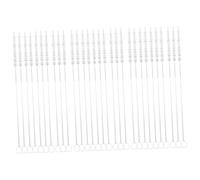 GLEAVI 30 Pièces Brosse de Nettoyage pour Bouteille Paille de Verre vitre Brosse à Paille Brosse de Nettoyage pour bébé Tasse d'eau Acier Inoxydable Enfant Blanche