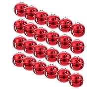 GLEAVI 30 pièces Colliers de Grelots Rouge pour Animaux Pendentifs Charmants de Noël Décoration Festive pour Chats et Chiens