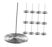 GLEAVI 30 Pièces Filtres à Théière Acier Inoxydable de Passoires à Ressort pour Infuser sans Résidus Accessoires de Thé de Faciles à Nettoyer