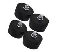 GLEAVI 4 Patins en Caoutchouc pour Compresseur D’Air Stabilisateurs Anti-Vibrations Pieds en Caoutchouc Renforcés Kit 4 Pièces Accessoires de pour et Nettoyeurs Haute Pression de