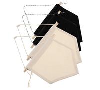 GLEAVI 4 Pièces Bannière Murale en Toile Noire Support en Bois pour Broches et Badges, Décoration Murale Chambre D'garçon et Filles et Activités DIY