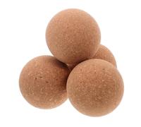GLEAVI 4 Pièces Bouchons Ronds Lot de Bouchons Liège Naturel pour Bouteilles Carafes et Décoration Maison Réutilisables et Étanches