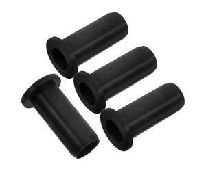 GLEAVI 4 Pièces Douille de Support de Rame Noire en Plastique | Protection Matérielle, Réduit L’usure, pour Entretien Nautique, Prolonge la Durée des Rames