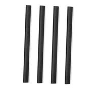GLEAVI 4 pièces Lot de Bandes de Rechange Plastique pour Rebord de Pelle à Poussière Bande Souple Épaisse pour Collecte des Déchets et Protection des Surfaces
