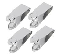 GLEAVI 4 pièces Outil de de Tiges Acier Inoxydable Éplucheur Multifonction pour et Fruits Accessoire Cuisine pour Retirer Tiges de Cerises et Raisins