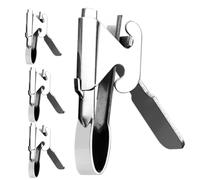 GLEAVI 4 pièces Pince à Melon Inox Petite Ouvre-noix Créatif Pratique Outil Compact pour Décorticage Facile des Graines et Fruits Secs
