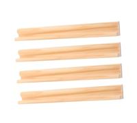 GLEAVI 4 Pièces Supports pour Dominos Lot de Supports pour Jeux de Société Accessoires DIY Naturel pour Décoration Lors de Vos Parties
