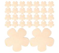 GLEAVI 40 Pièces Ensemble de Tranches de Bois Brut de Fleur Prune à Peindre, Multifonctionnel, Décor Rustique pour Projets de Gravure et Décoration Maison