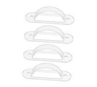 GLEAVI 4pièces Couvercle De Pour Interrupteurs Électriques Plaque De Sécurité Pour Garçon Fille Installation Facile Compatible Avec Types Interrupteurs Transparent Avec Vis