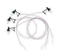 GLEAVI 4pièces Mini Lampes Murales Simulées pour Maquettes De Décorations De Maison De Poupée Lumière Chaude