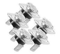GLEAVI 5 Pièces Fusible du thermostat du sèche-linge thermostat de chauffage de sèche-linge groupe sechoir remplacement du thermostat de la sécheuse fusion thermique Majeur Composant 16a
