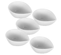 GLEAVI 5 pièces Set de Coupelles à Sauce Porcelaine Bols à Assaisonnement et Apéritif pour Cuisine Familiale Restaurants et Polyvalent